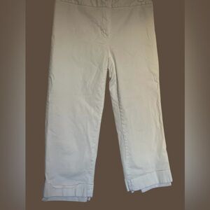 White Lined Capris
